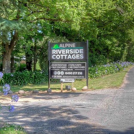 Alpine Riverside Cottages Porepunkah Dış mekan fotoğraf